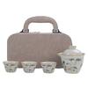 Shangqi Ru Kiln Portable Ceramic Travel Tea Set