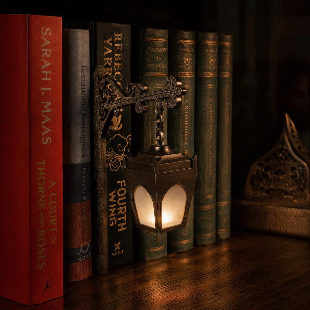 LED-Licht Bücherregal Lampe Dekoratives Design Laternenlicht Nachtlicht Innenbeleuchtung