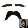 Mustaches and Eyebrows Cosplay Costume Accessories for Halloween Christmas, Self Adhesive Eyebrows and Beard Mustaches