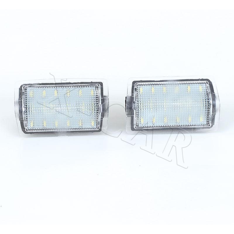2PCS LED Courtesy Lamp For Mercedes Benz W176 W246 W204 W212 4D / 5D W166 12V 3W Door Welcome Light