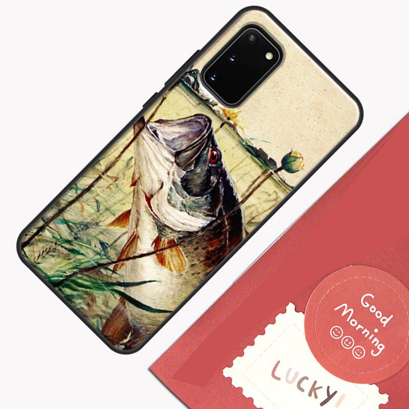Bassangelköder Haken Tackle Handyhülle Für Samsung Galaxy S24 S26 Ultra S20 S21 S22 S23 S25 Plus S10 S25 FE Schutzhülle