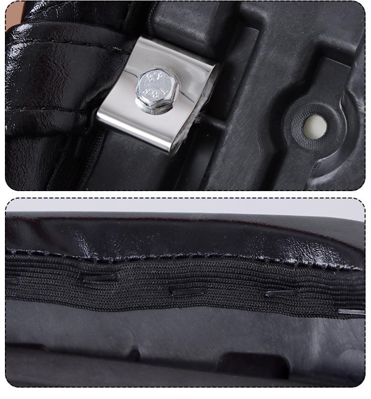 QJ Flash 300 Rozšířený sedák: Měkká, Zesílená a Pohodlná Úprava ve stylu housenky.