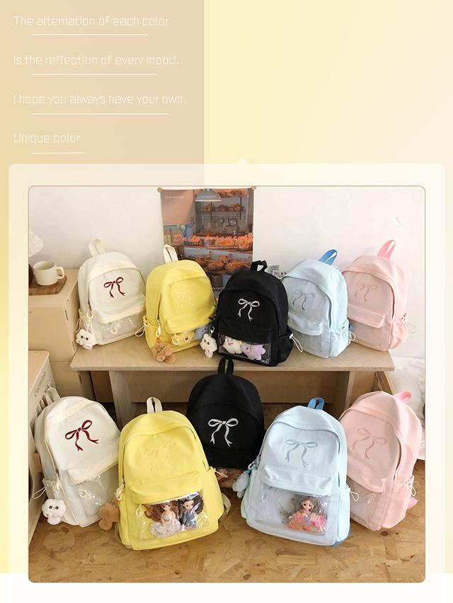 2025 Summer Japanese-Style Ita Bag for Girls - Large Capacity Backpack for Grades 4-12, with Laptop Compartment