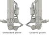 Kopecky Scale Models Flying Fortress Landing Gear Main Landing Gear HK Plastic Model Parts KOM48036 1/48 B-17 (Parked, Unmounted) (For Models)