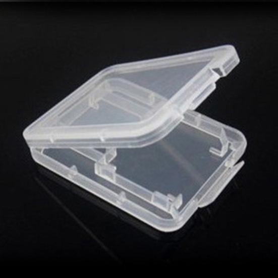 5 Pcs Clear Plastic Memory Card Case SD TF Card Storage Box Protection Holder