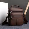 Vintage Leder Umhängetasche für Herren – Klassische Messenger Crossbody Tasche für Business Casual & Reisegebrauch