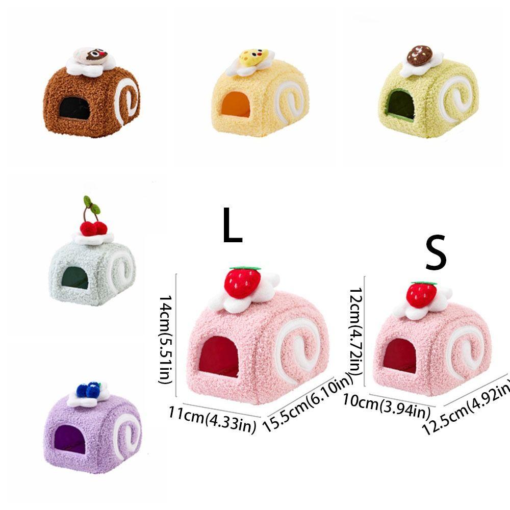 Warm Plush Hamster Cage Cute Pet Sleeping Bag Chinchilla Shelter Bird Hiding House  Small Animal