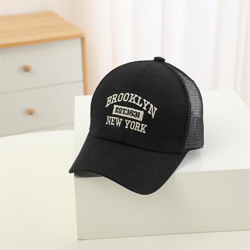 Mesh Baseball Cap Letter Embroidery Kids Hat New Sun Hat Outdoor