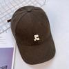 Color Solid Women Cotton Baseball Caps Embroidered Commuting Casual Outings