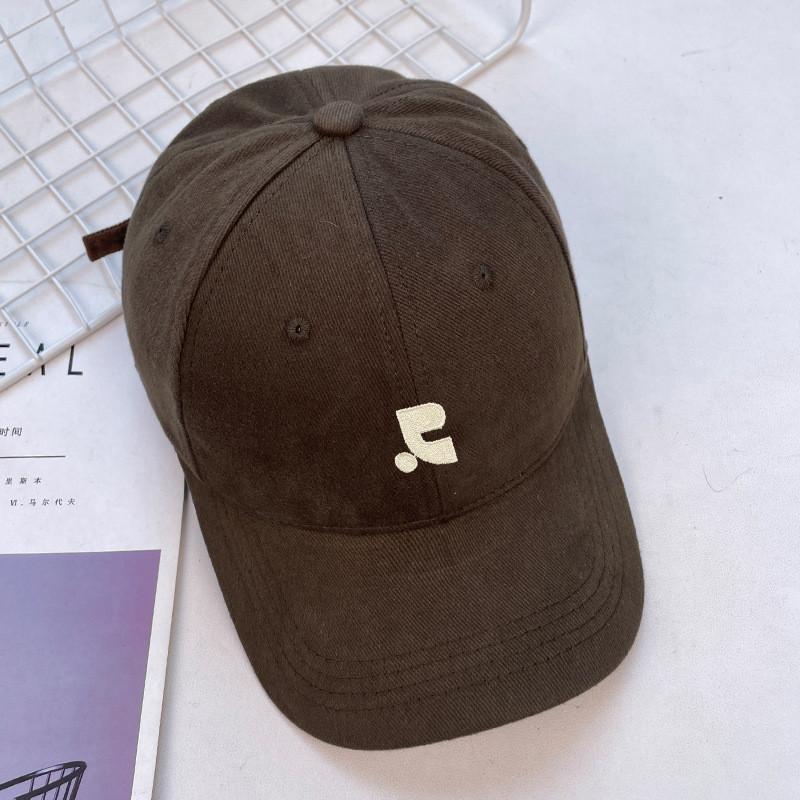 Color Solid Women Cotton Baseball Caps Embroidered Commuting Casual Outings