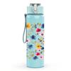 1PC Ditsy Summer Blossom 750ml Color Plastic Sports Water Bottle Leakproof Flip Straw Lid Suitable for Sports Office Home Use
