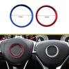 Car Steering Wheel Center Emblem Decoration Rings Stickers Cover for Mercedes Benz GLE CLA GLA W213 W246 W205 C117