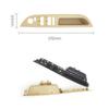 51416983693 51416983703 Beige Black Left Right Car Interior Handle Inner Door Armrest Panel Pull Trim Cover For BMW 5 Series E60