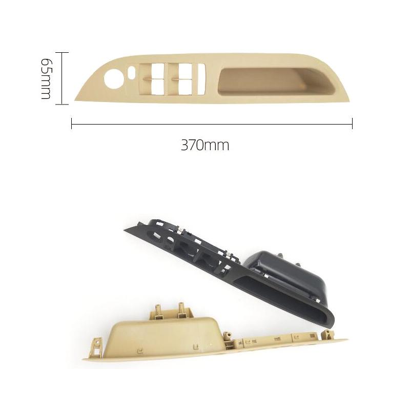 51416983693 51416983703 Beige Black Left Right Car Interior Handle Inner Door Armrest Panel Pull Trim Cover For BMW 5 Series E60
