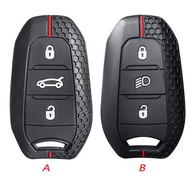 Silikonowy Pokrowiec na Kluczyk Holder Dla Citroen C3 C4 Berlingo C5 dla Peugeot 207 208 3008 206 308 508 2008 407 5008 301 Dla opel mokka CAP