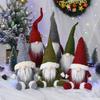Nordic Style Santa Claus Faceless Doll Christmas Window Ornament