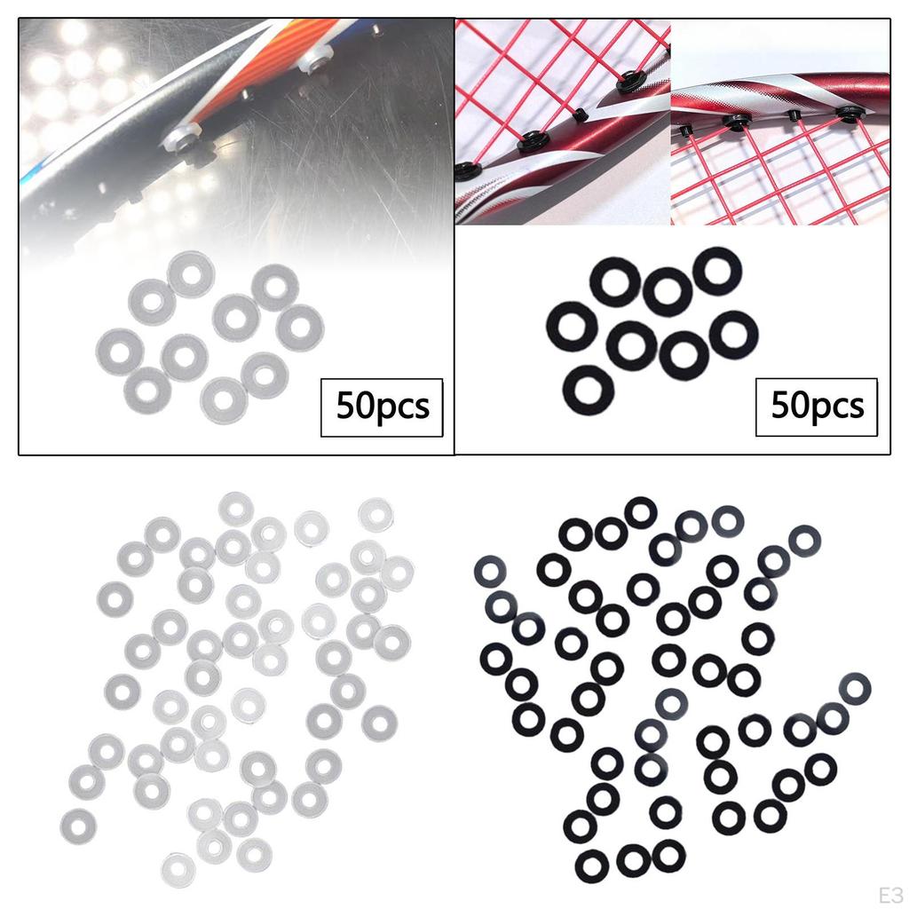 50 -fold Badminton Indicator Seals Accessories for Double Base Holes Repair Replacement Wire