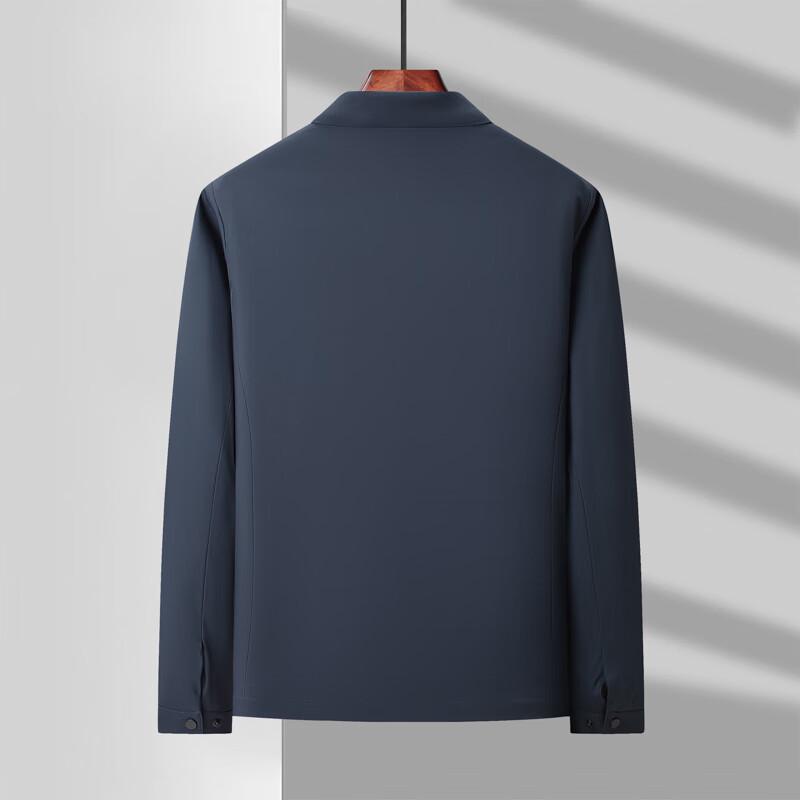 ROMON Men's Business Casual Anti-Wrinkle Lapel Jacket