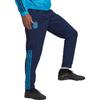 Adidas Argentina Team Soccer Pants with Logo and Three Stripes Men Bottoms Blue HF3940