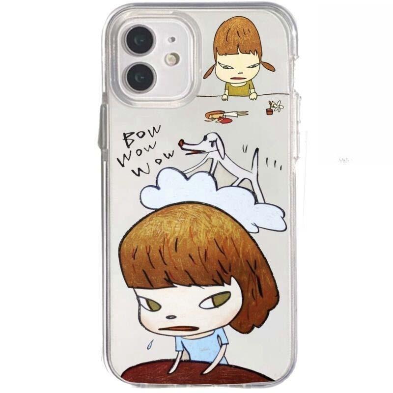 Nara Yoshitomo Case Cover For Samusng Galaxy A55 A54 A35 A23 A24 S24 Ultra S22 S23 Plus S20 S21 FE A33 A52 A53 A52S 5G Cover