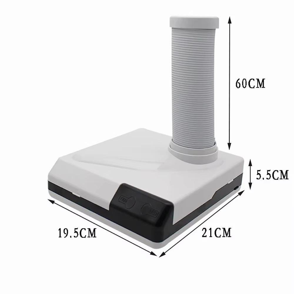 60W Carving Polishing Dust Suction Machine Desktop Dental Dust Collector Dental Lab Equipment LED Manicure Vacuum Cleaner