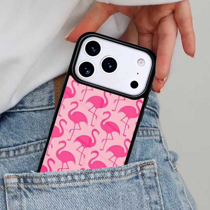 Flamingo Bird Phone Case for iPhone 16e 15 14 13 12 17 Pro Max Plus Air 17pro Cover Coque