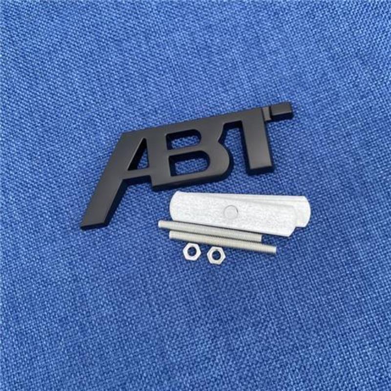 Modified ABT car logo A3 A4L A5 A6A7 Q3 metal car sticker tail sticker decorative sticker middle screen sticker
