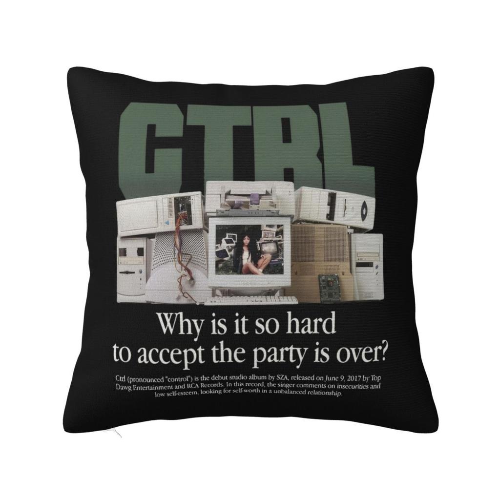 Sza Ctrl Alternate Album Throw Pillow Cover Cushions For Sofa Hip Hop Rapper Funny Pillowcover Home Decor