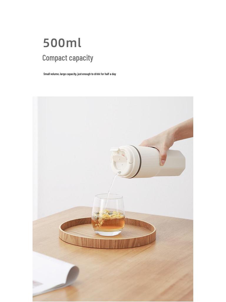 Japan SDRNKA Portabel Elektrisk Resevattenkokare - Vattenkokning och Uppvärmning Isolerad Kopp med Konstant Temperaturkontroll