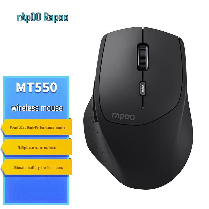 Rapoo Multi-Mode Wireless Ergonomic Mouse