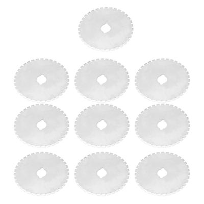 10PCS Rotary Cutter Blades Stainless Steel Sharp Rotary Cutter Replacement for Sewing Fabric