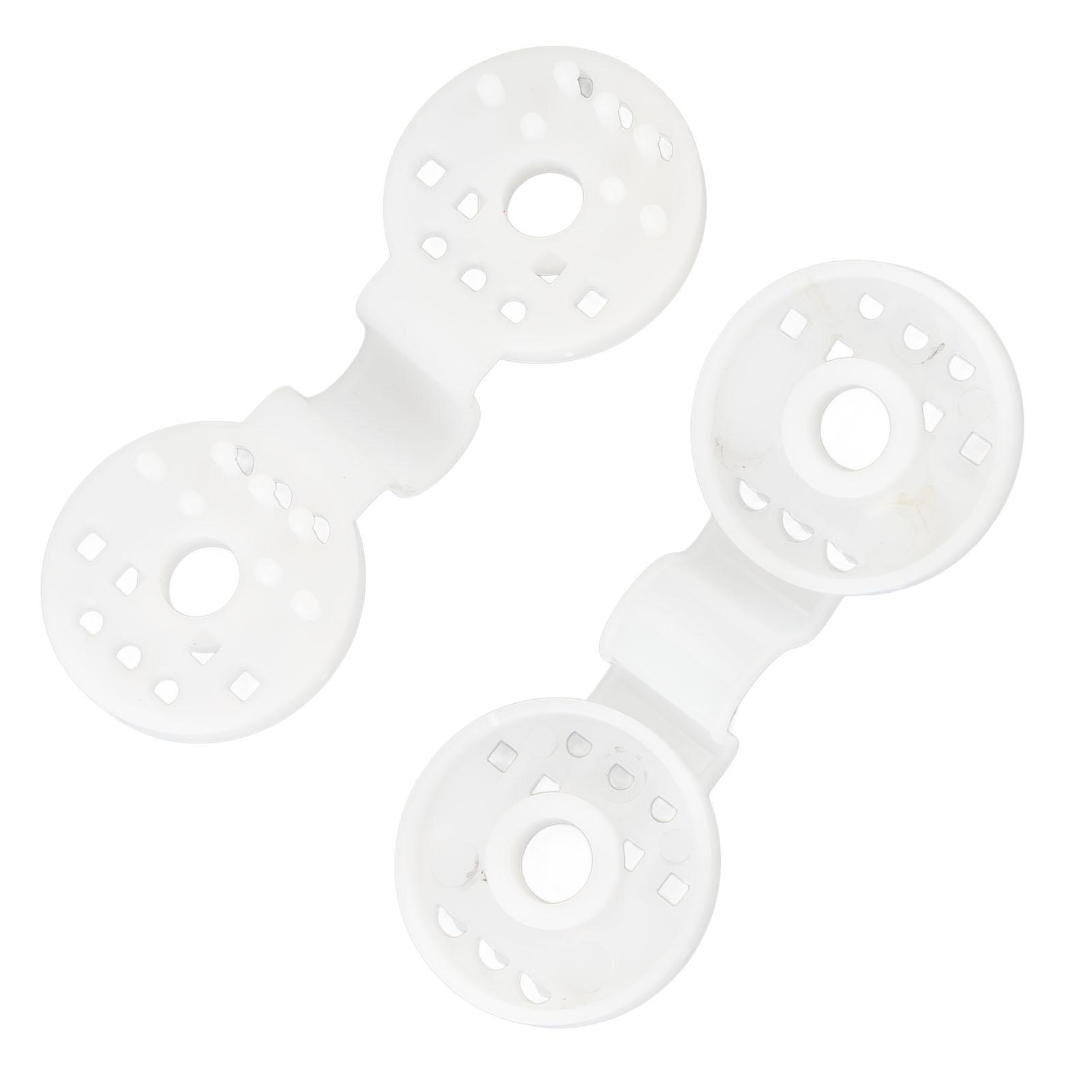 

100pcs Shade Cloth Plastic Clips Round Fixing Clips for Greenhouse Outdoor Garden Anti Bird Netting Agricultural белый