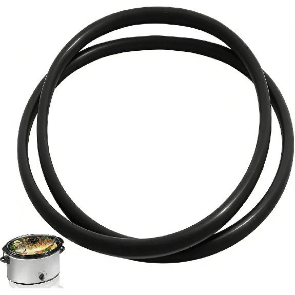 Black Lid Latch Strap Rubber Band for 6,7,8 quart Hamilton Beach Crock pot slow cooker WHT …Lid Strap for Fixing Pot Lid 1 Pack