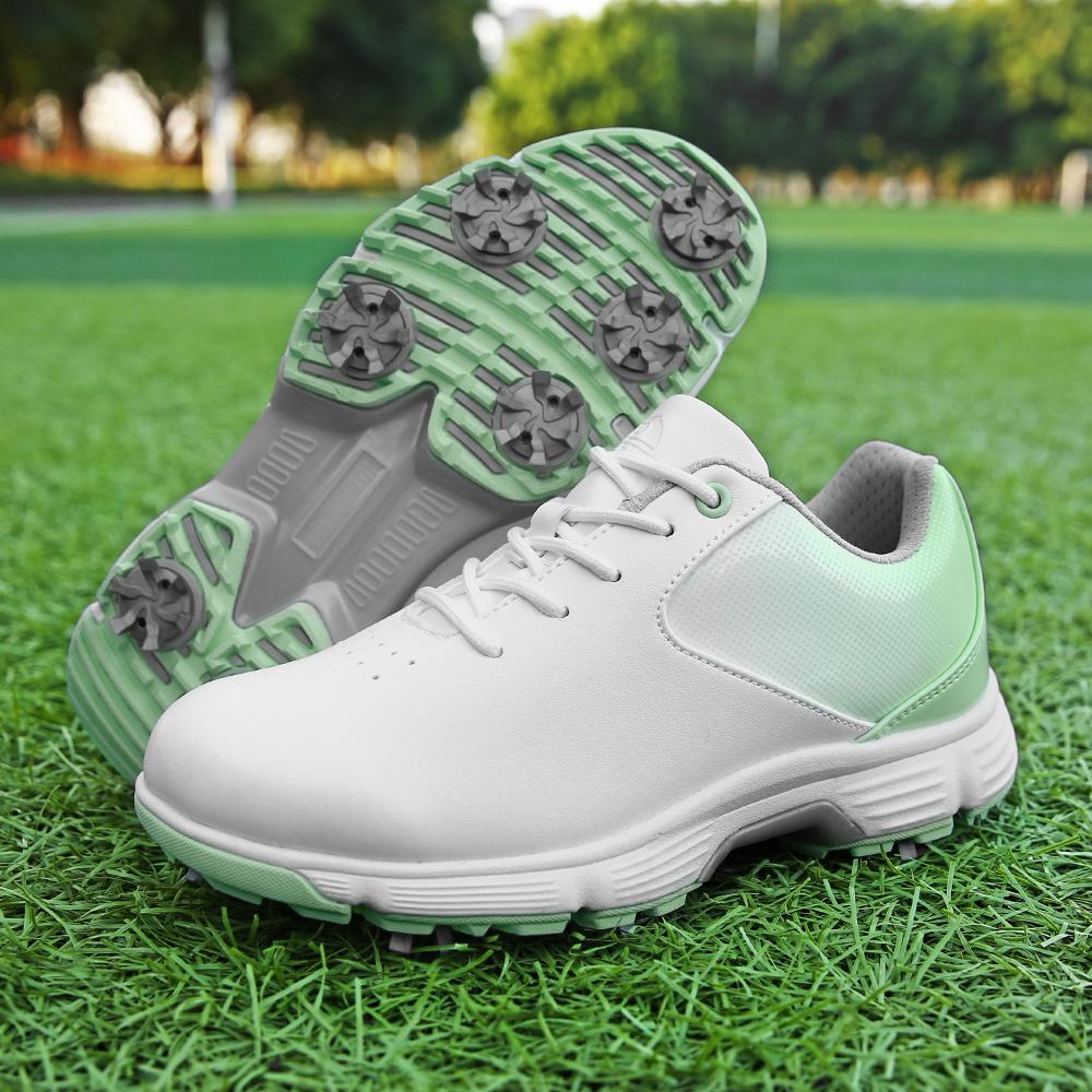 Professional Anti Skid Waterproof Golf Shoes Women Lightweight Golfing Sneakers Comfortable Non Slip Outdoor Sports Footwear
