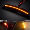 NJSBYL Smoke Lens Amber/Red Full LED Front Rear Side Marker Light Kits for Chrysler 300 2015 2016 2017 2018 2019 2020 2021 2022 300S 300C C Platinum
