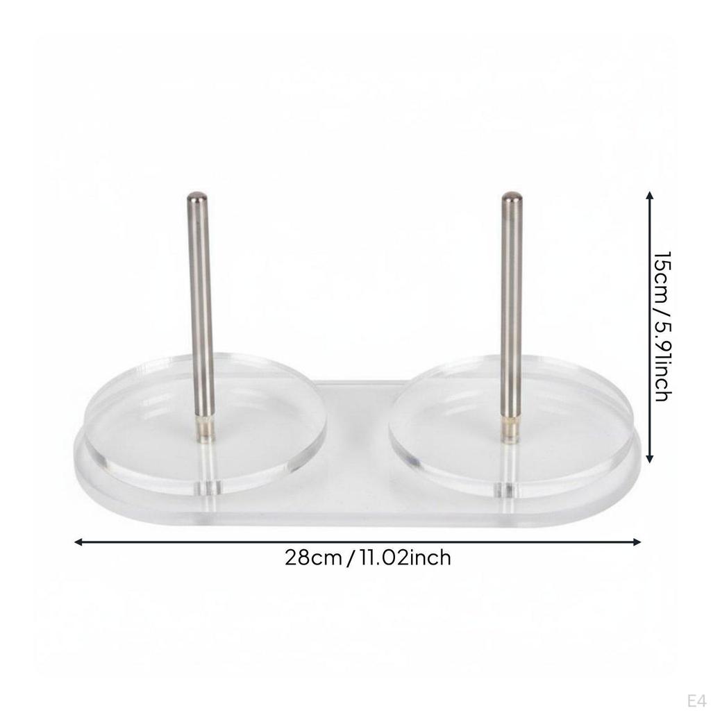Acrylic Yarn Spindle Smooth Rotation Rotating Holder Untangled Crafting Tool for Knitters,