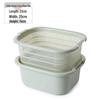 JINGRUIXIANG Kitchen Sink Colander & Rice Washing Basket Set