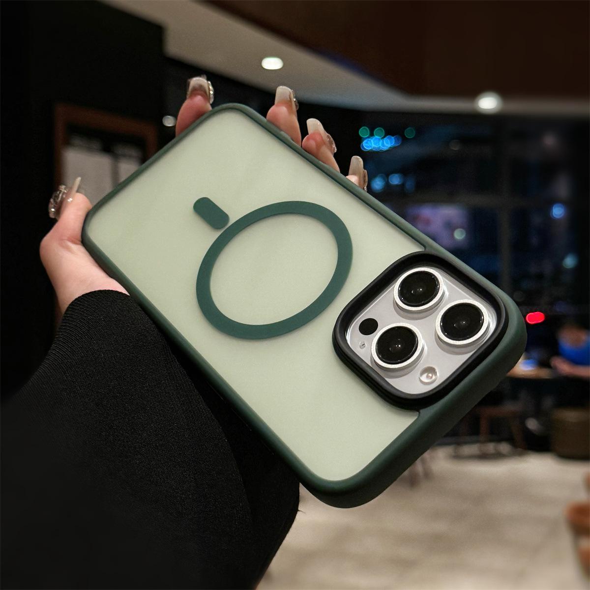 

Shield Series for Apple 16 Skin Feel Powerful Magnetic Phone Case for IPhone 16 Promax Matte For iPhone16Plus