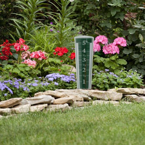 5-Inch Capacity Rain Gauge Easy To Read Rain Gauge Precipitation Monitor with Magnifying Scale And Numbers for Garden Yard Field Lawn