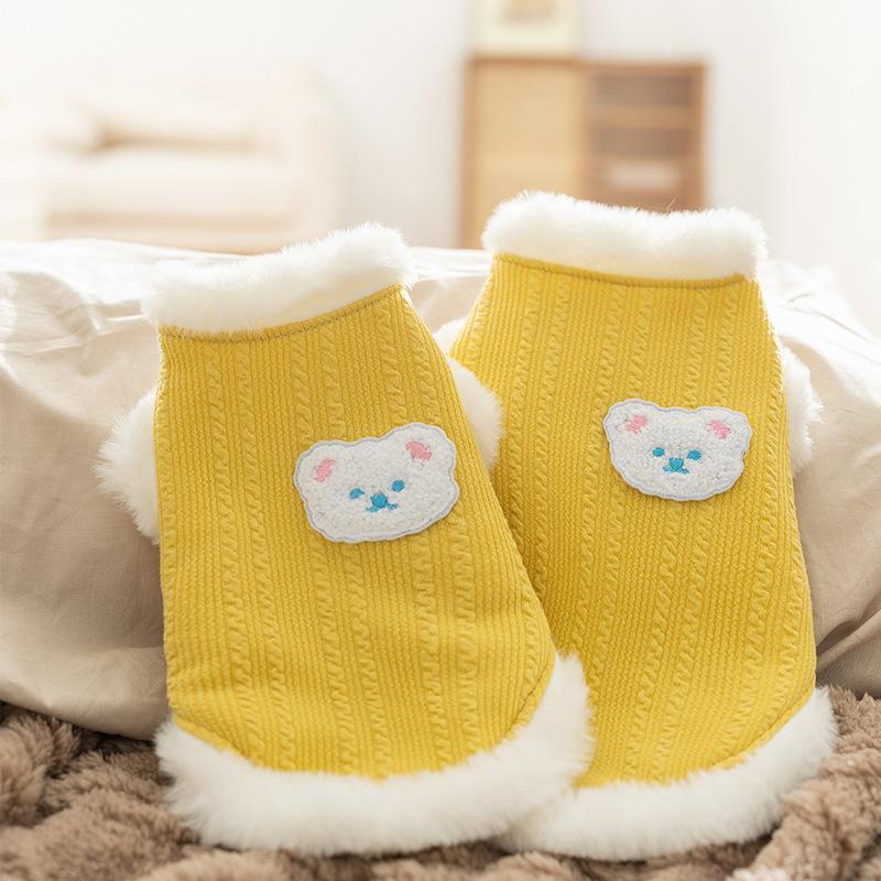 

Cat clothes autumn and winter warm vest vest cute silver gradient puppet cat blue cat kitten winter pet clothing XS (recommended weight 1-1.5 kg)