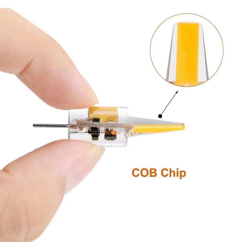 5pcs/lot G4 LED COB Lamps Dimmable 6W 9W COB LED Bulb AC/DC 12V 220V LED G9 COB Spotlight Chandelier Lighting Replace Halogen