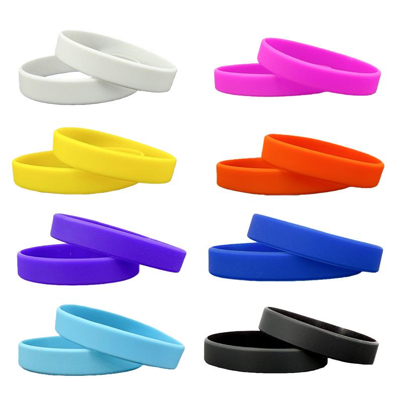 Braccialetto in Silicone Luminoso - Colore Unico, Senza Scritte, per Bambini e Adulti