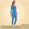 Women's Seamless Thermal Underwear Set: Plus Velvet Thick Top & Bottom; Thin, Cold-Proof for Autumn/Winter