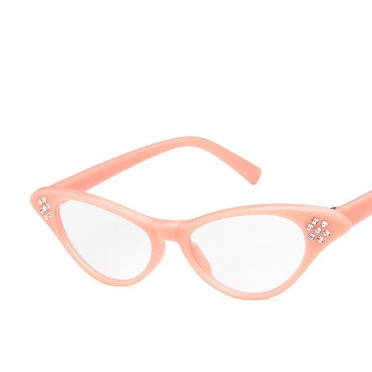 Vintage Cateye Sunglasses Women Sexy Retro Small Cat Eye Sun Glasses  Designer Colorful Eyewear For Female