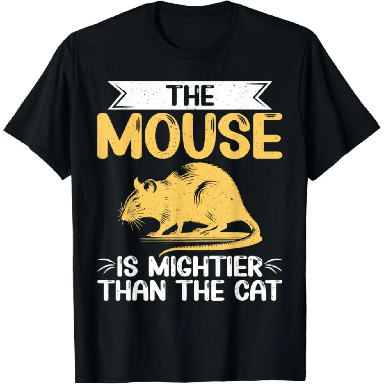 The Mouse is Mightier Than the Cat Mouse T-Shirt S