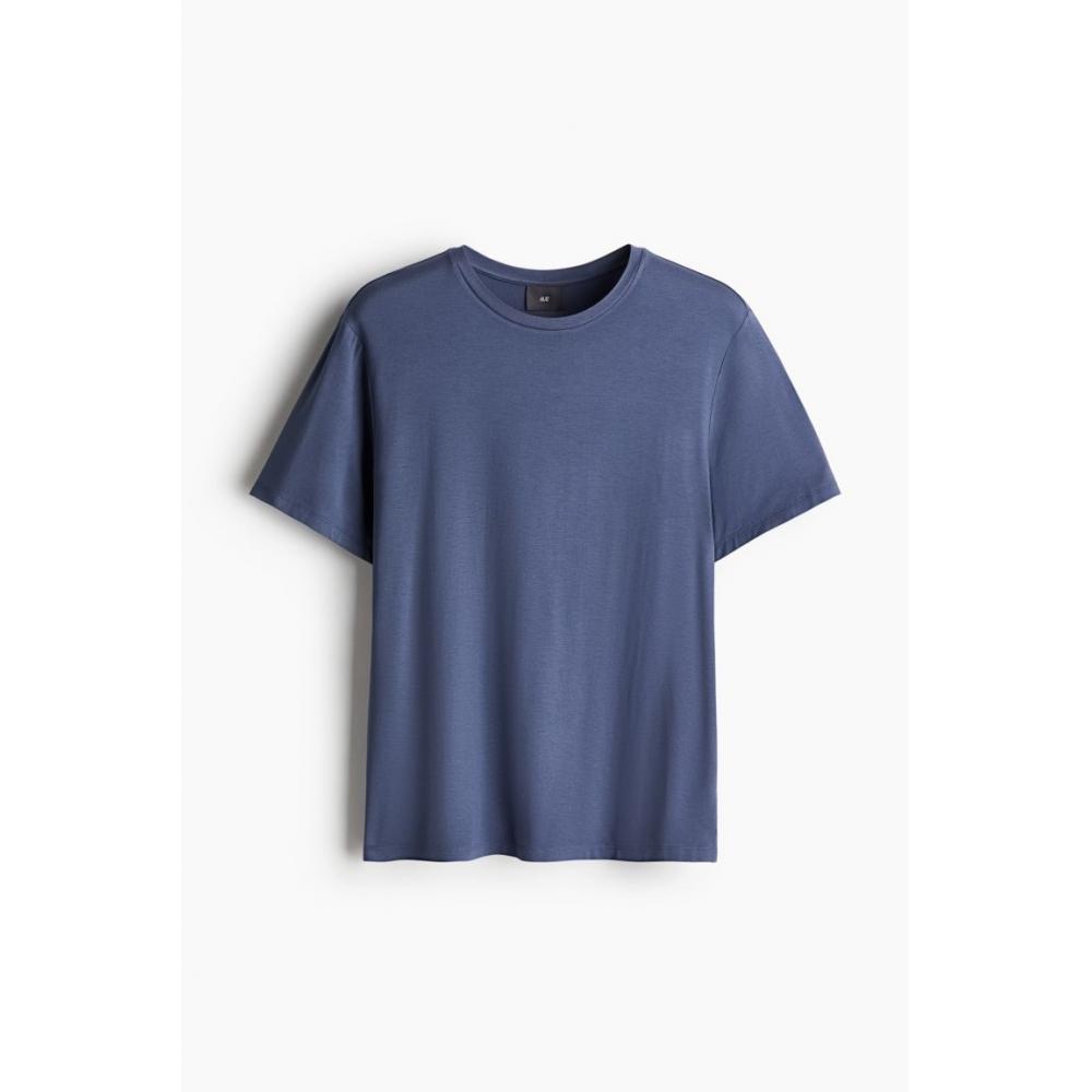 H M Jersey pyjaMa T sHirT   sHorTs Dark Blue