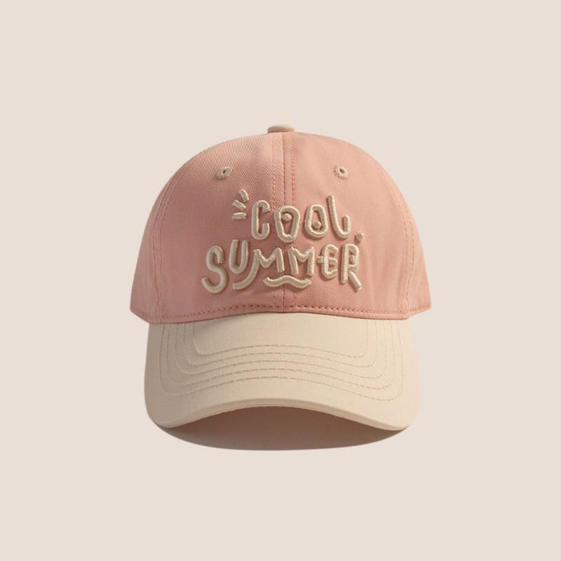 

Модная детская бейсболка в стиле пэчворк для девочек и мальчиков с вышивкой букв, солнцезащитная кепка с козырьком для детей, регулируемая для улицы розовый