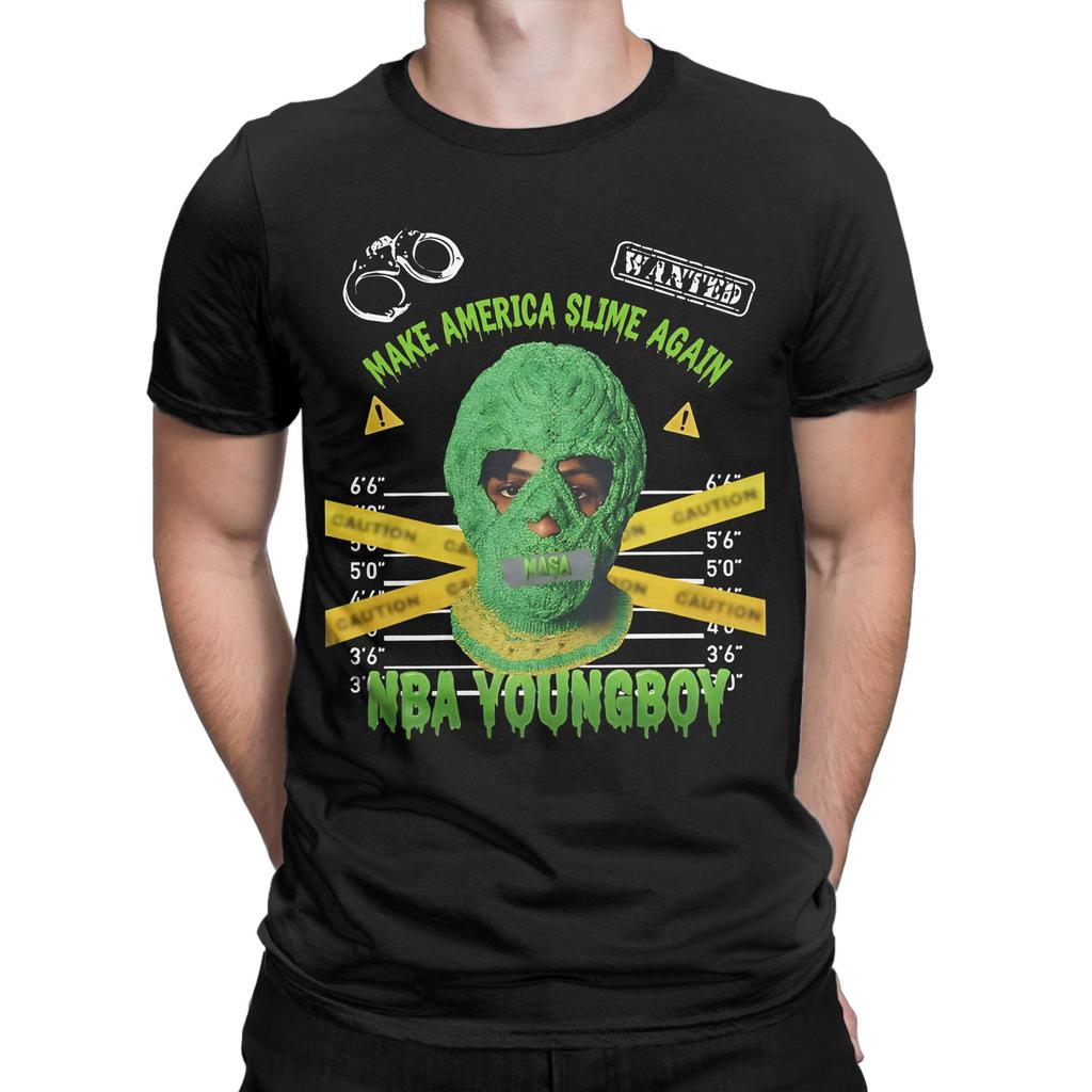 Herren Damen Bedrucktes Rapper Young Boy Never Broke Again MASA Tour 2025 T-Shirt 100% Baumwolle Kleidung