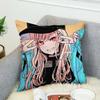 Pilow Cases Kitagawa Marin Couple Pillow Pillowcases 50X50 Decorative Pillows For Sofa Car Decoration Cushion Cover Luxury Anime
