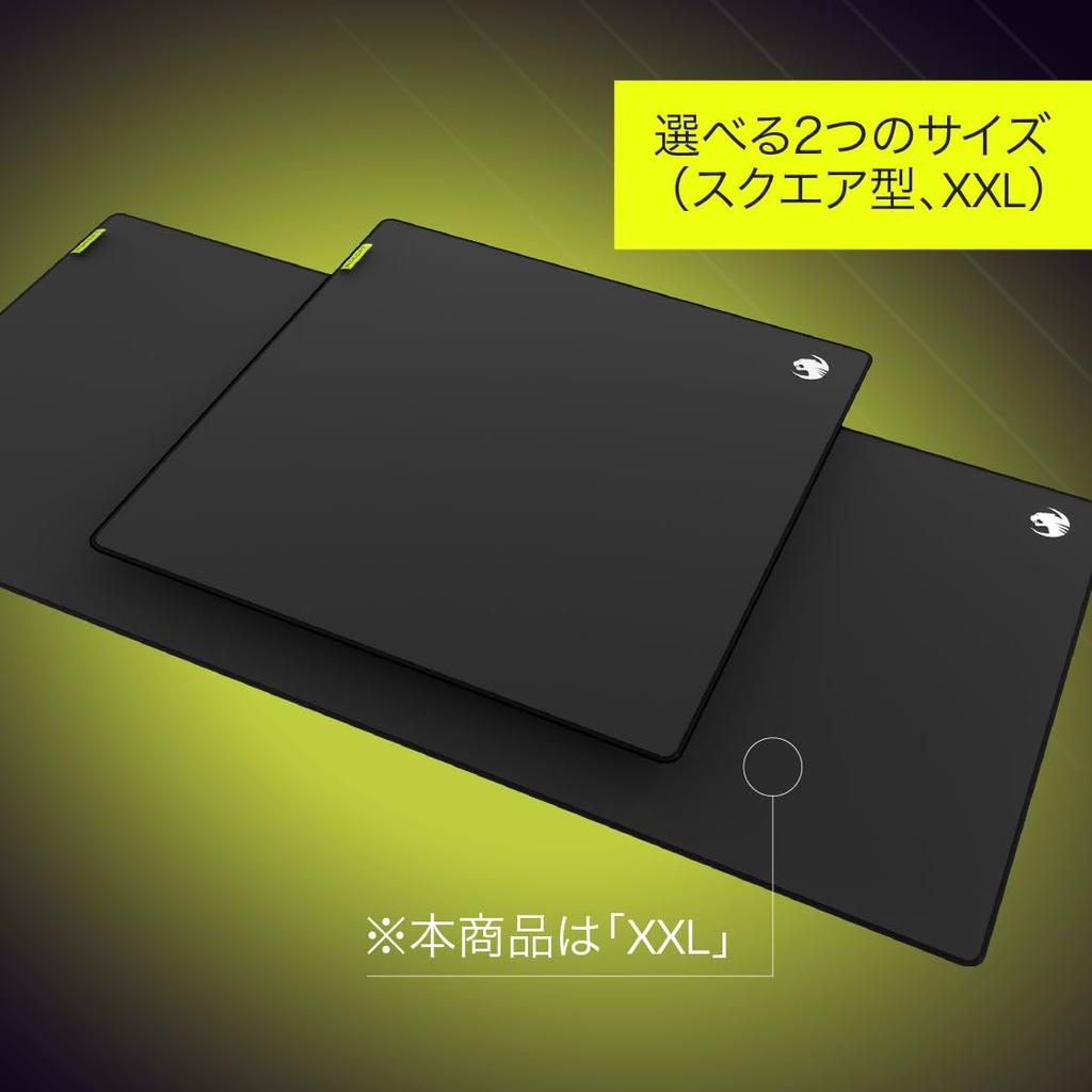 ROCCAT Gaming Mouse Pad Sense Pro XXL Military Grade Large x 420 x Premium Material German Design Japanese (900 2mm) Non-Slip [Official Distributor]